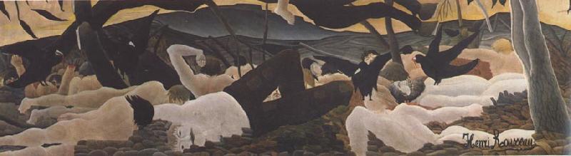 Henri Rousseau detail from War China oil painting art